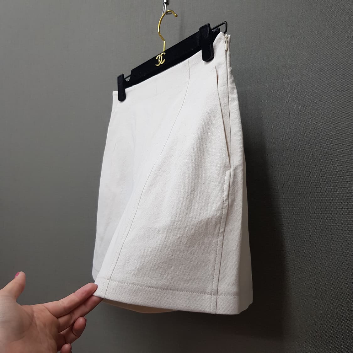 한섬 랑방 2023 A라인 하프 팬츠 61-90사이즈 상품이미지3