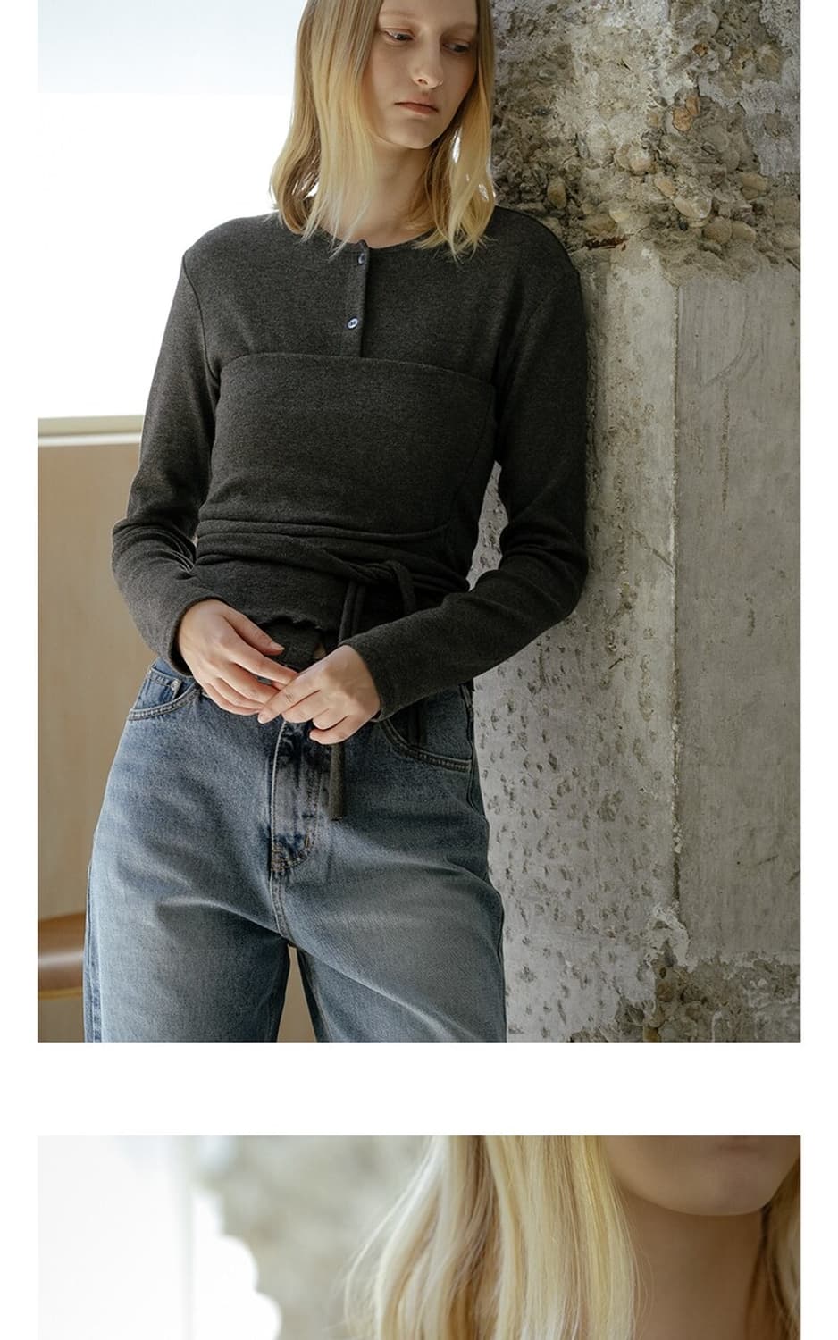 노운베러 Angora blend layered knit cardigan  상품이미지7