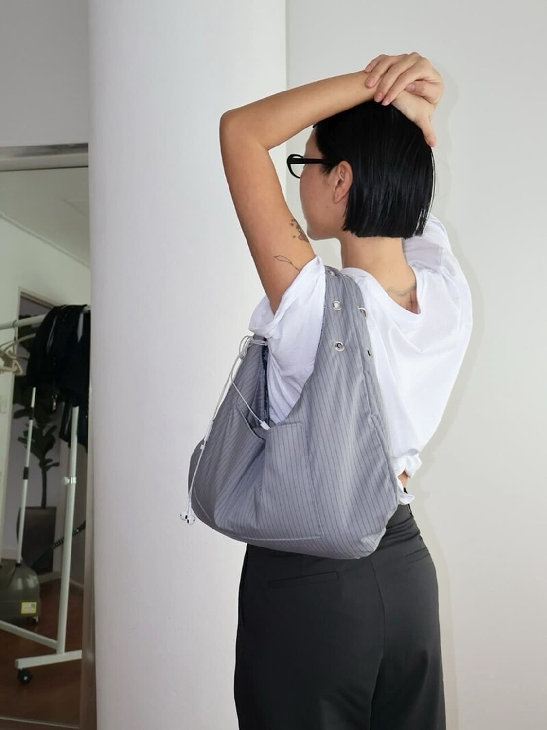 [DEPC/택0] Eyelet denim bag 상품이미지3