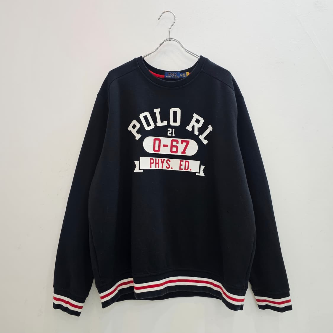 폴로 랄프로렌 POLO RL 0-67 빈티지 로고 맨투맨 상품이미지1