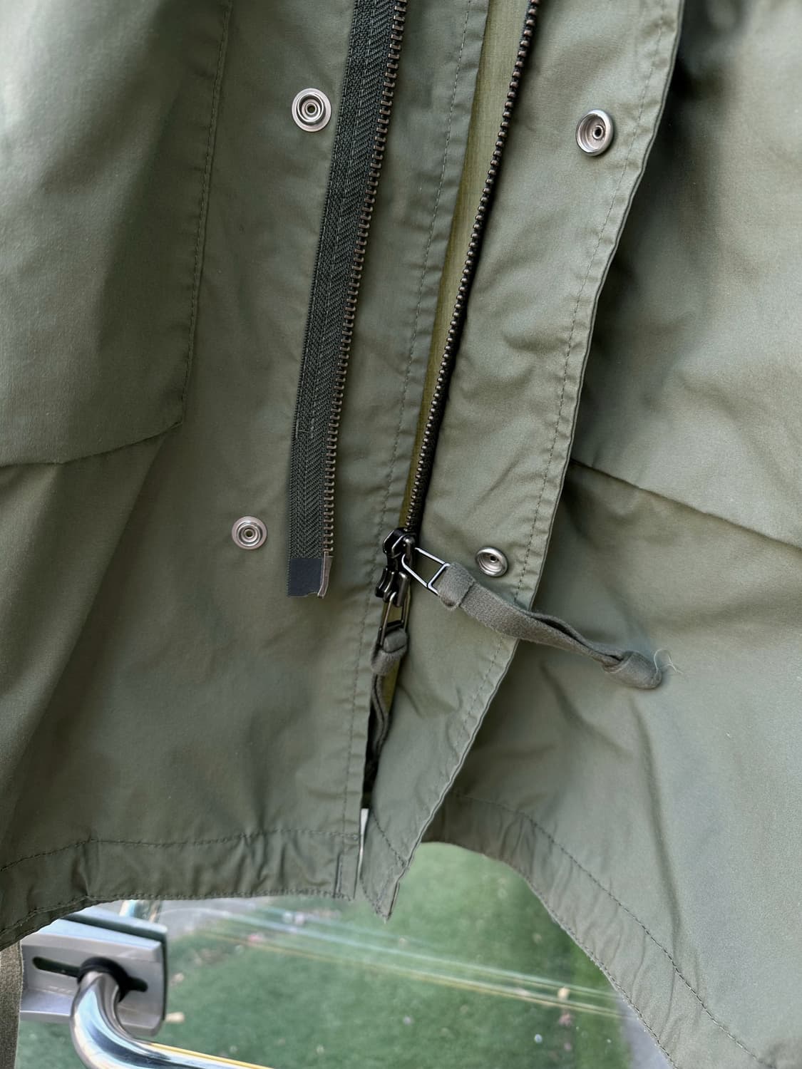 Military 2way zip BIG blouson 상품이미지7