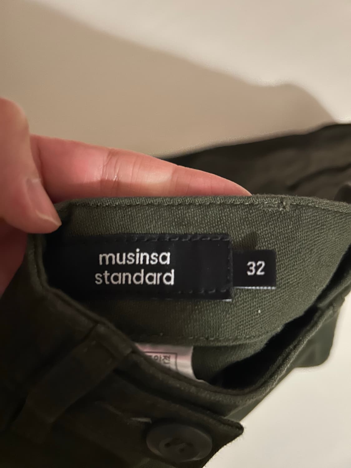 무신사스탠다드(무탠다드) 레플리카 퍼티그 블랙, 딥카키 32 상품이미지4