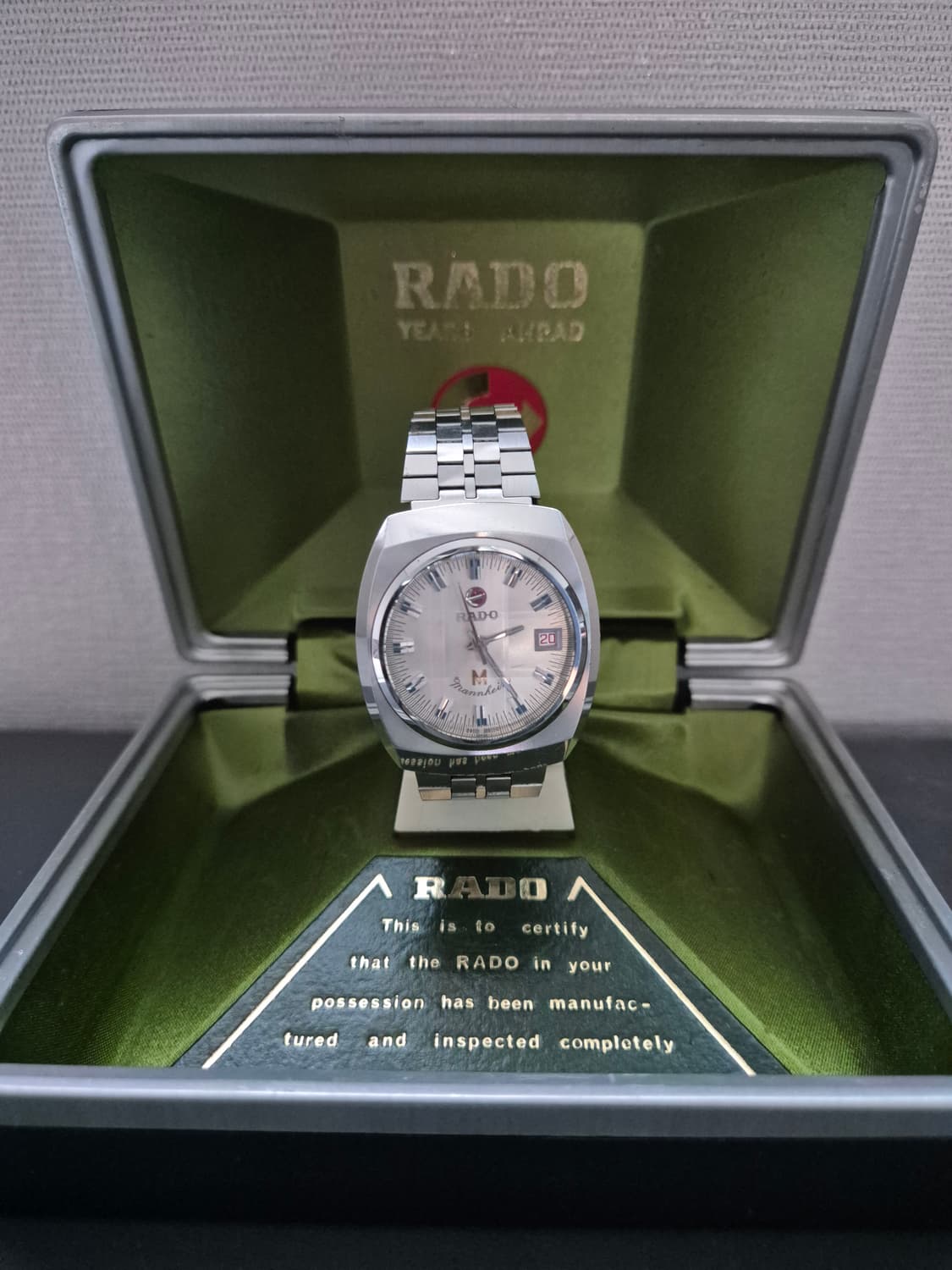 RADO Mannheim 오토매틱 시계(오리지널 박스) 상품이미지2