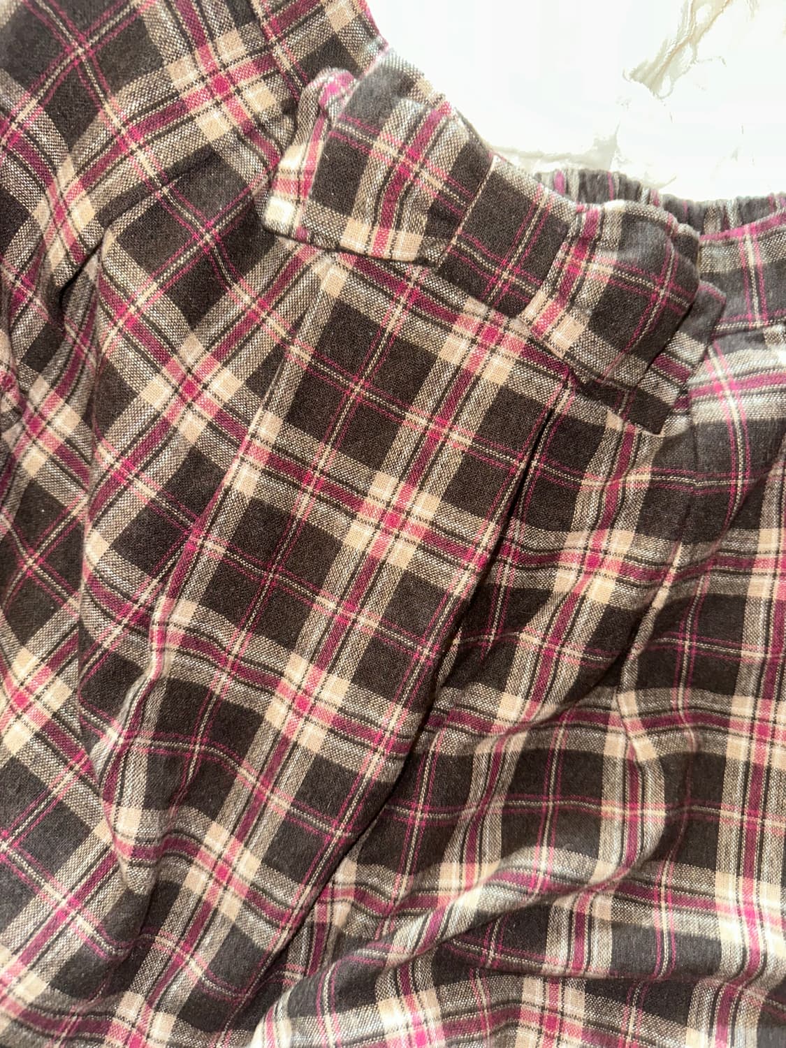 일본 빈티지 노케아 스커트 라떼갸루 브라운 리본 상품이미지4