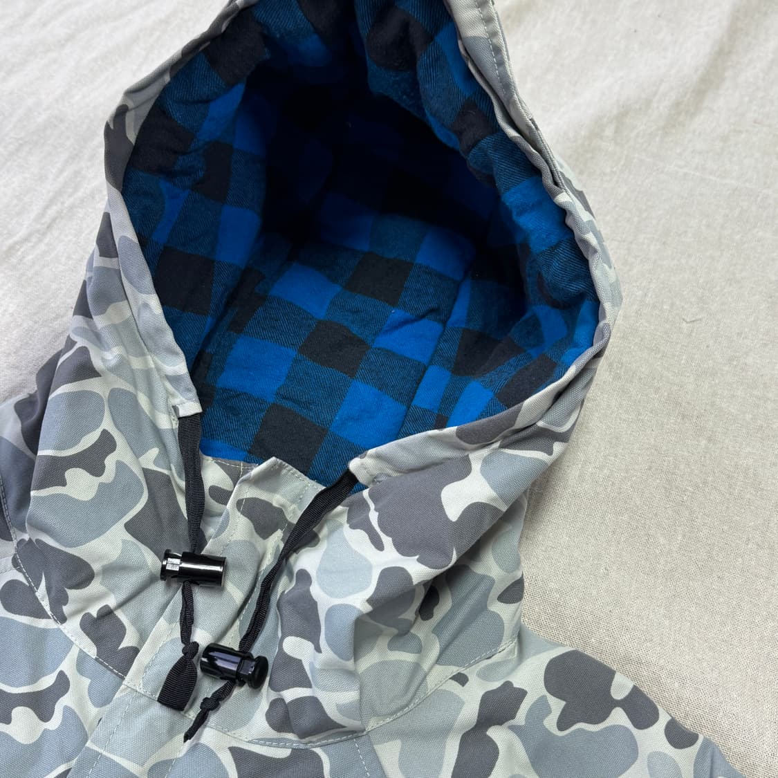 스투시 00s 밀리터리 카모 투웨이 점퍼 S 상품이미지6