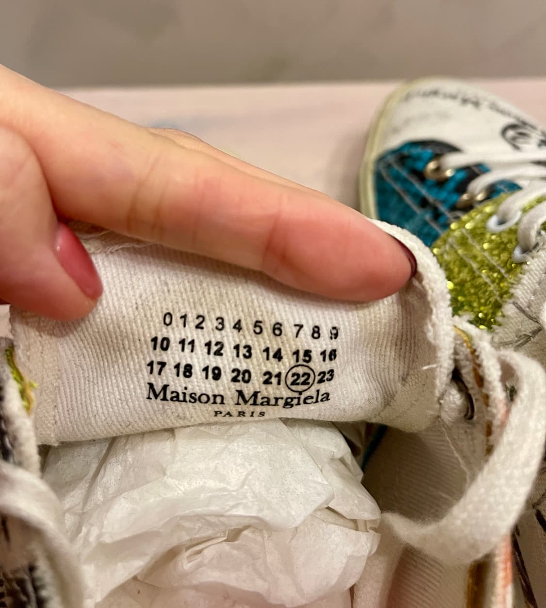 메종 마르지엘라 22로고스니커즈  240 상품이미지4