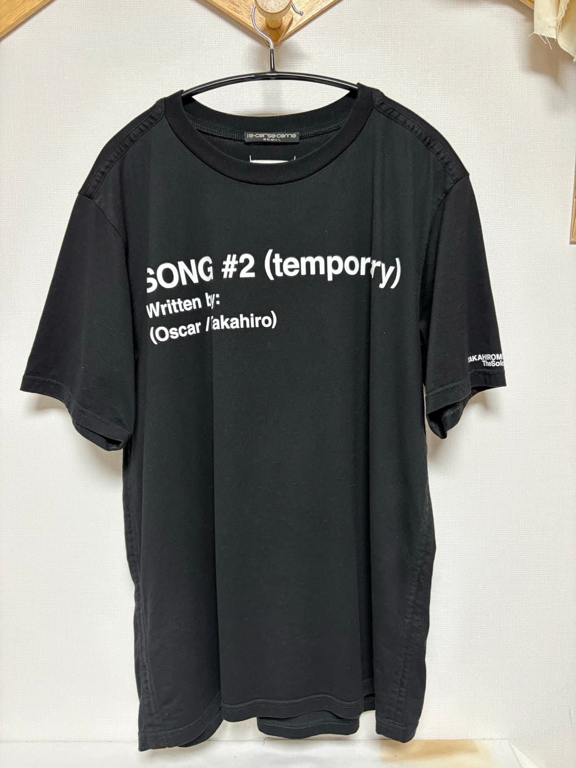 타카히로미야시타 더 솔로이스트 반팔 블랙 50 상품이미지1