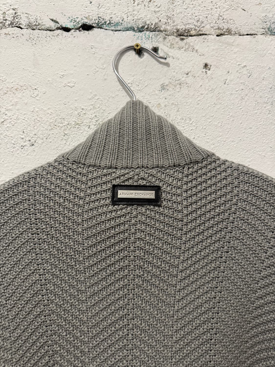 아르마니익스체인지 스웨이드 믹스 니트 자켓 상품이미지6