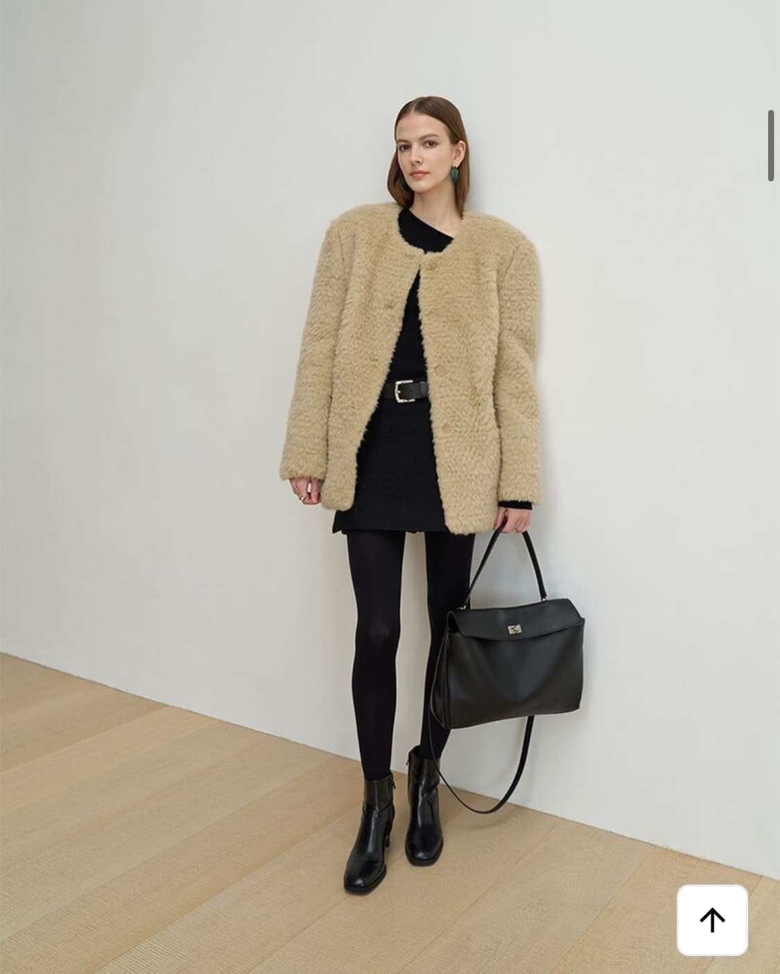 블러썸에이치컴퍼니 RAMU FUR JACKET 상품이미지4