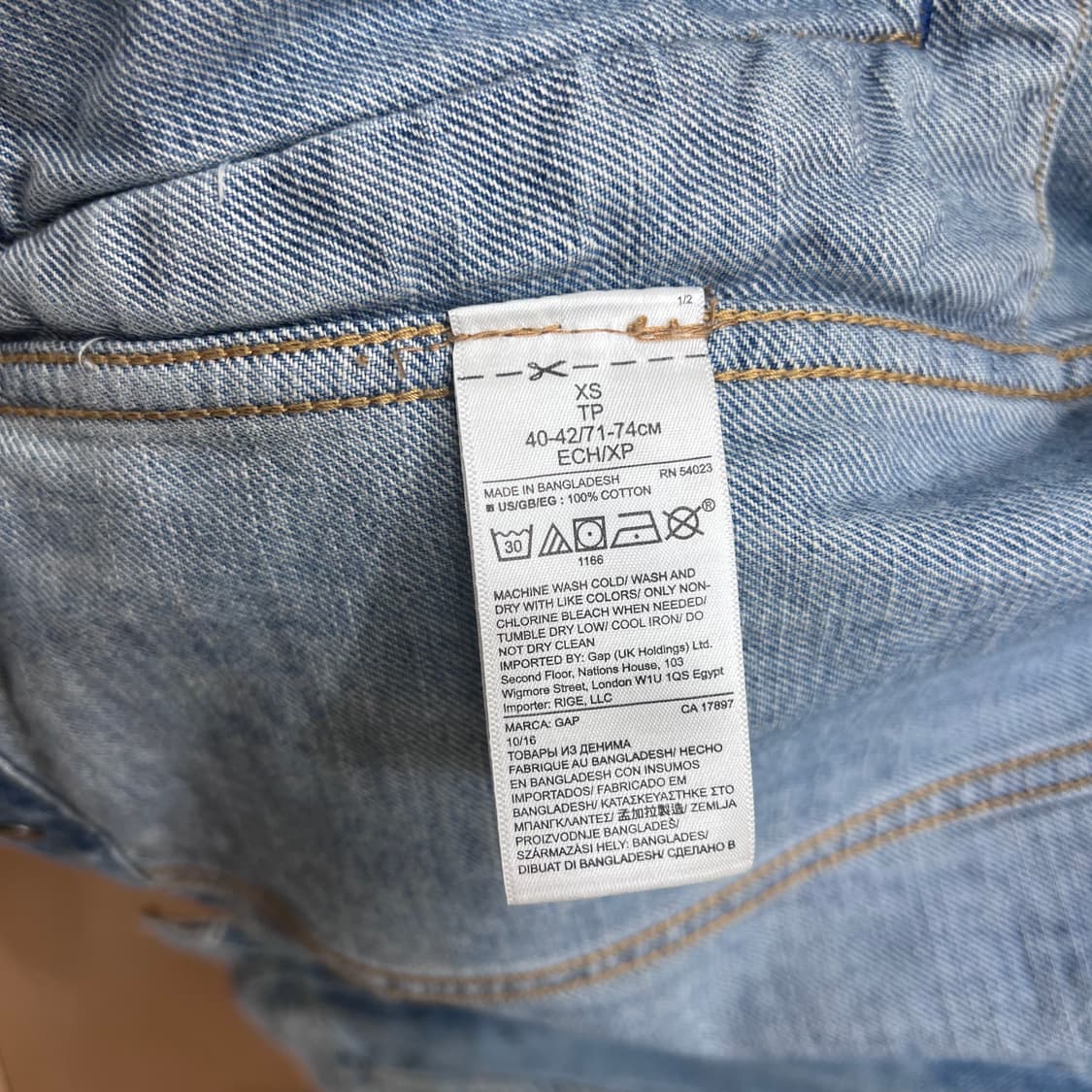 갭(Gap) 1969 데님자켓 상품이미지7