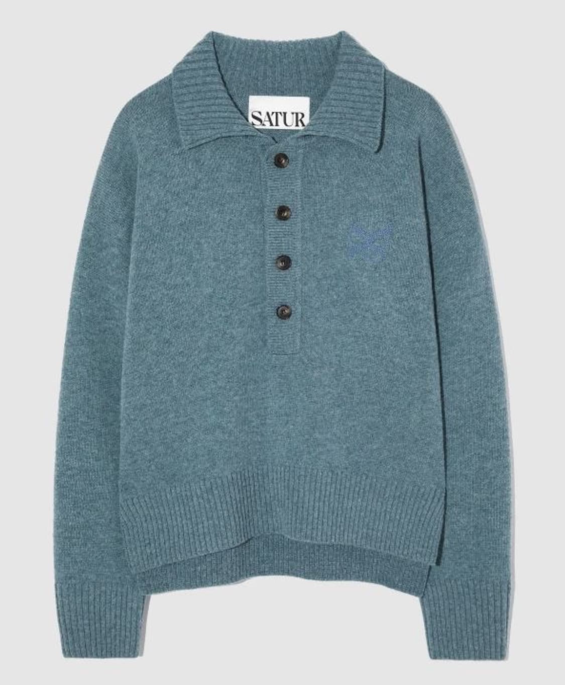 세터 아를 니트 프러시안 블루 상품이미지1