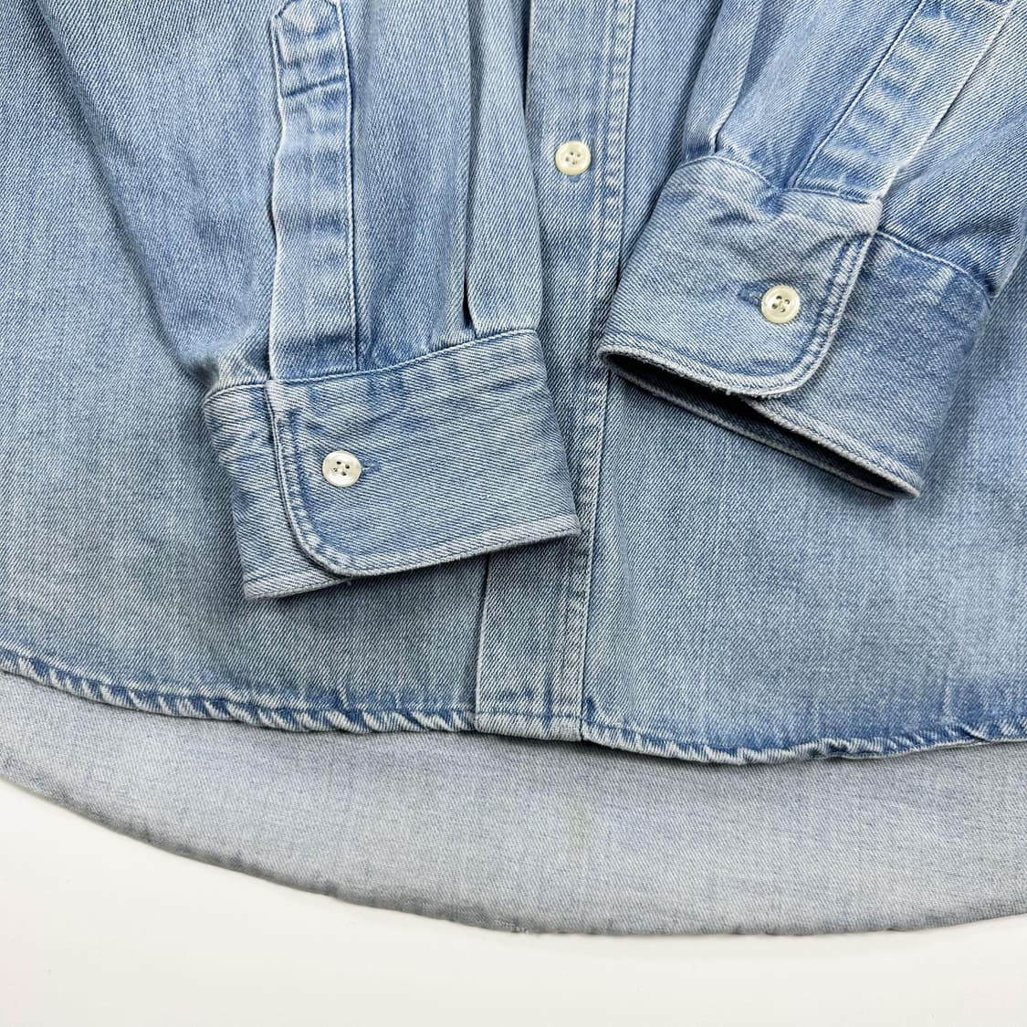 00s 빈폴 클래식 오버핏 데님셔츠 실측3XL 상품이미지4
