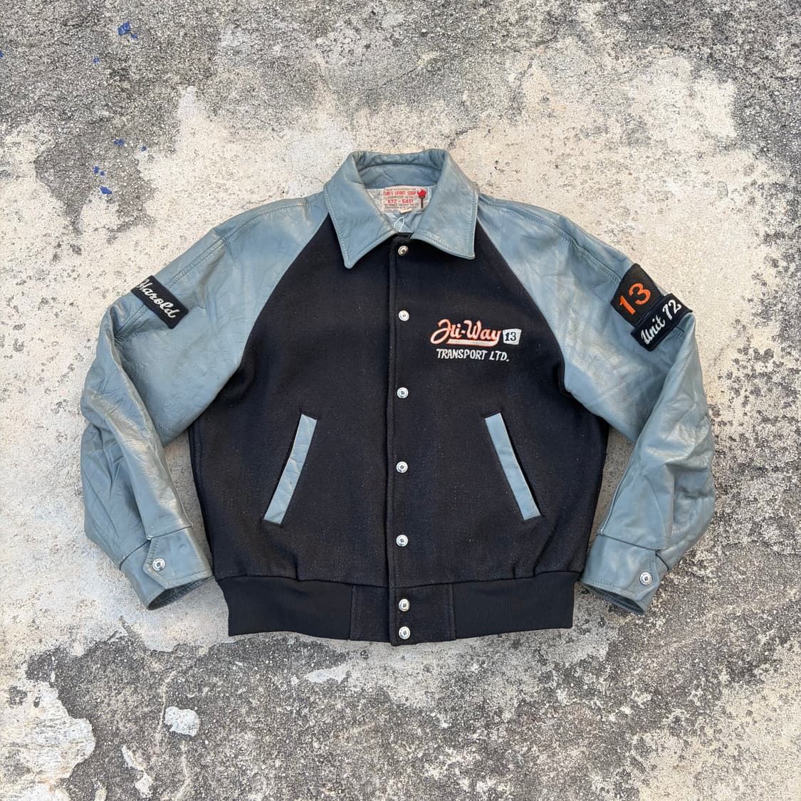 70s CANADA 빈티지 울 바시티 자켓 S 상품이미지1