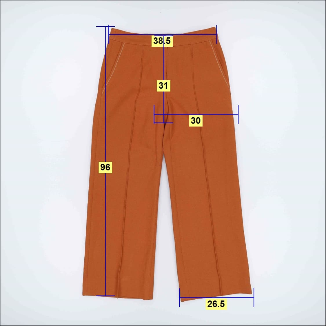 67 시스템 원턱 와이드 슬랙스 팬츠 바지 4199 상품이미지7