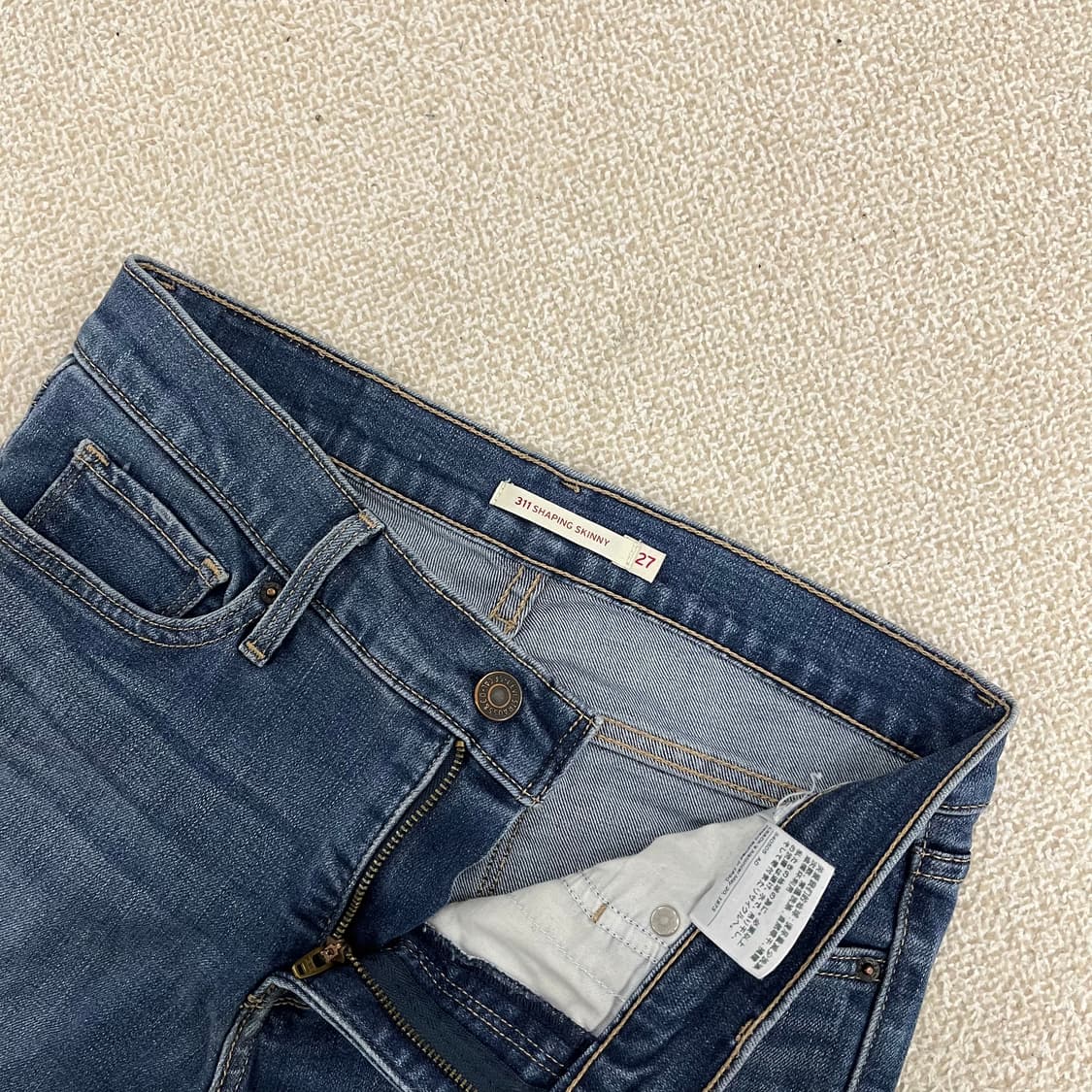 [27] 리바이스 여성 스키니핏 데님 청바지 0119M1 상품이미지2