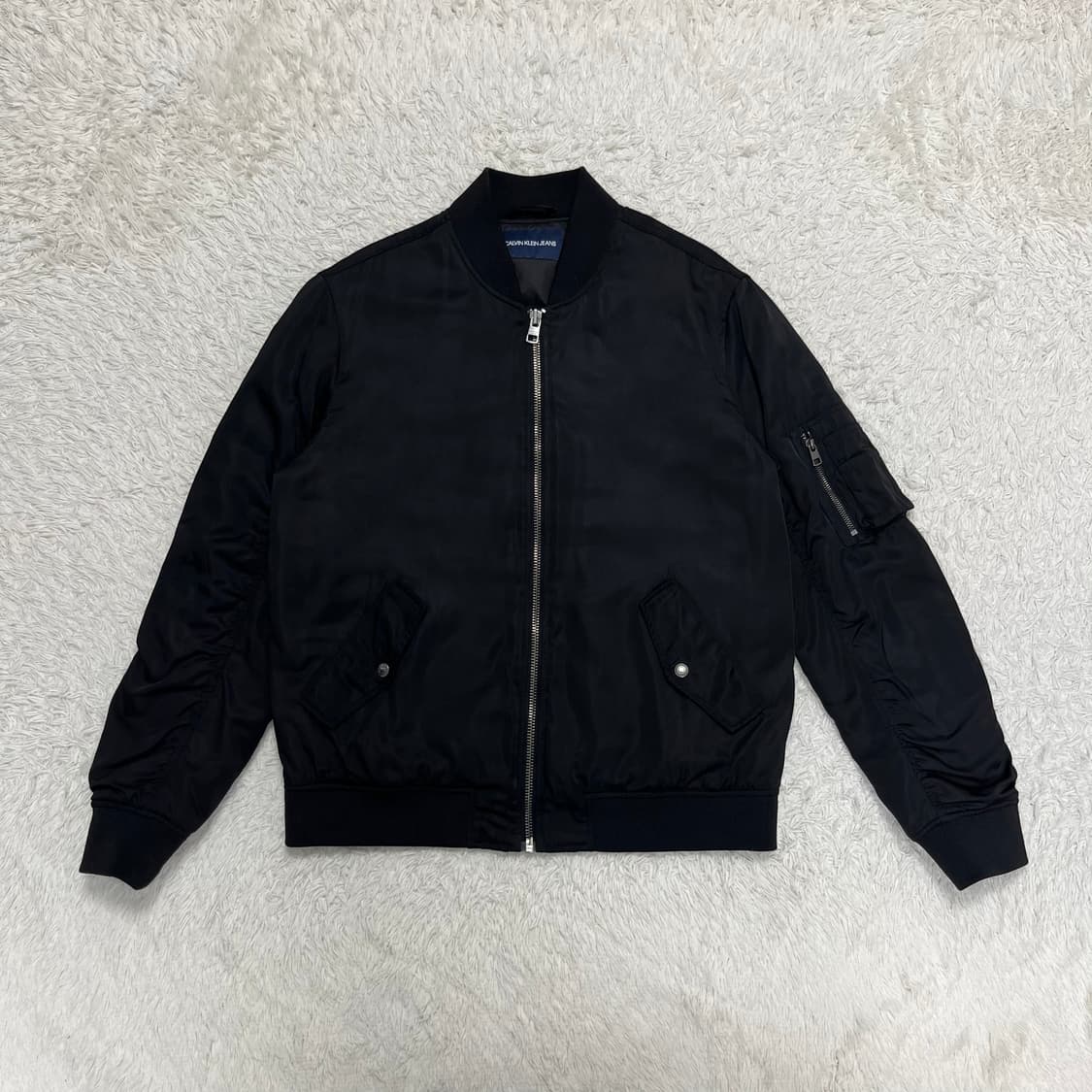 Calvin Klein black MA-1 jacket 상품이미지4