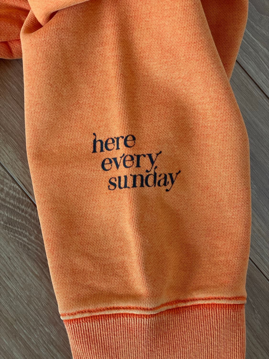 Fetch 스웨트 셔츠 orange dying 상품이미지6