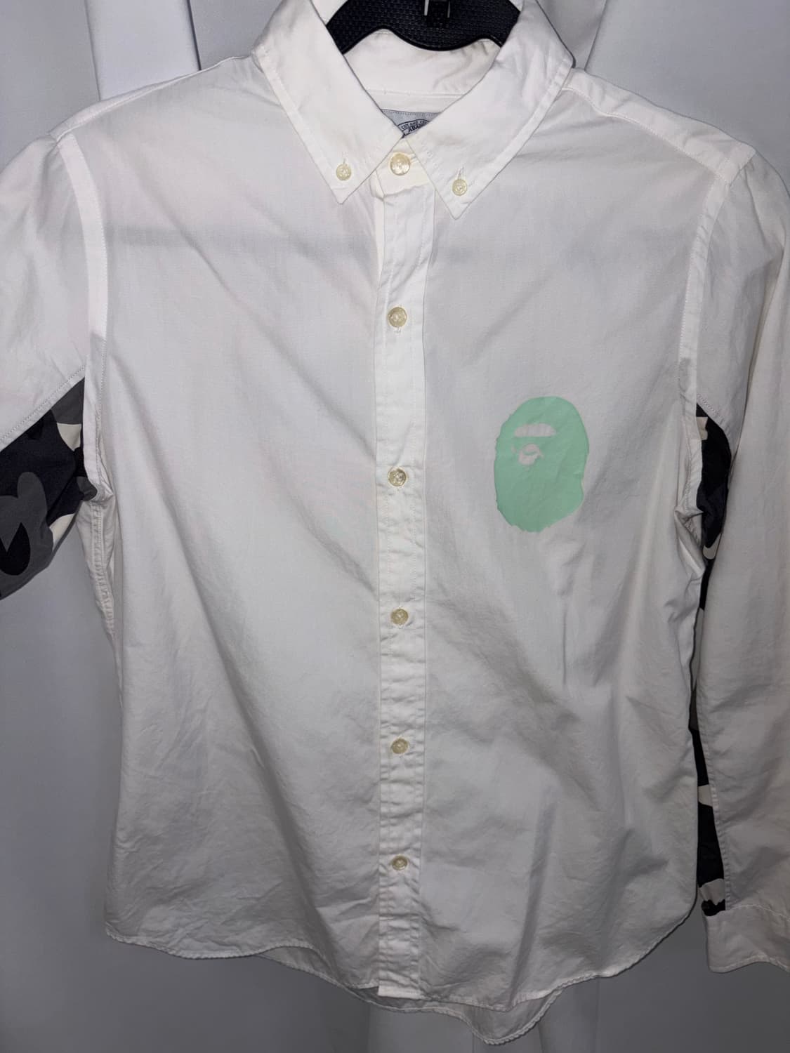 Bape 베이프 민트 카모 포인트 셔츠 s 상품이미지2