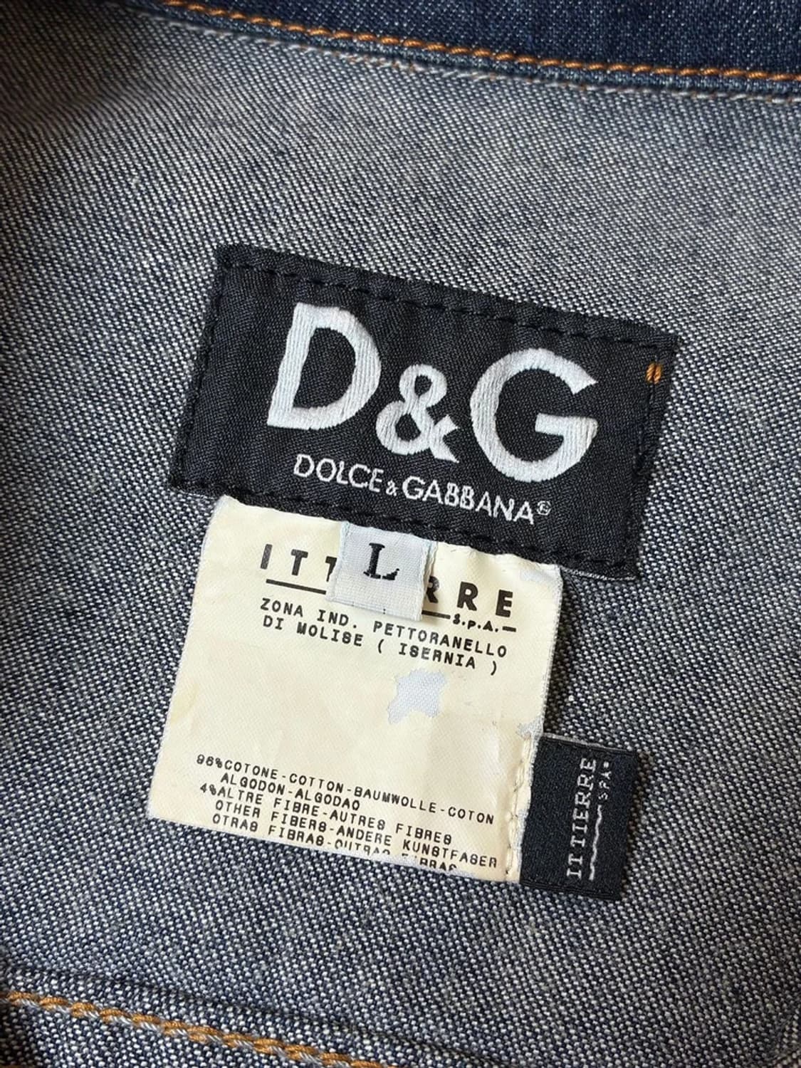 돌체앤가바나 00's 2세대 데님 트러커 자켓 PN6367    상품이미지9