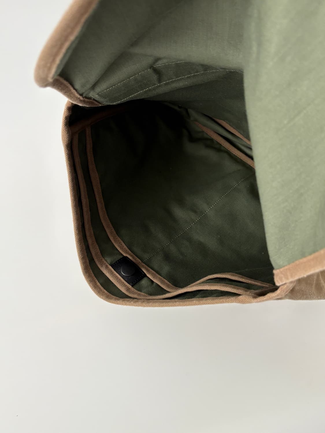 Canvas Shoulder Bag (Beige) 상품이미지9