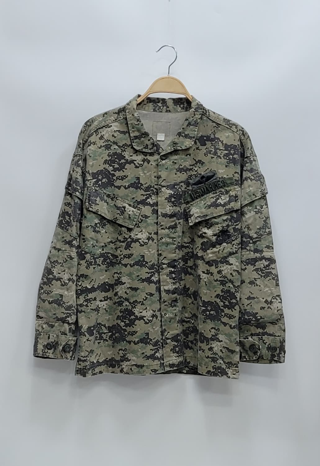 미 해병대 오리지널 디지털 카모 전투복 상의 / 남 M-L 자수패치
 상품이미지1