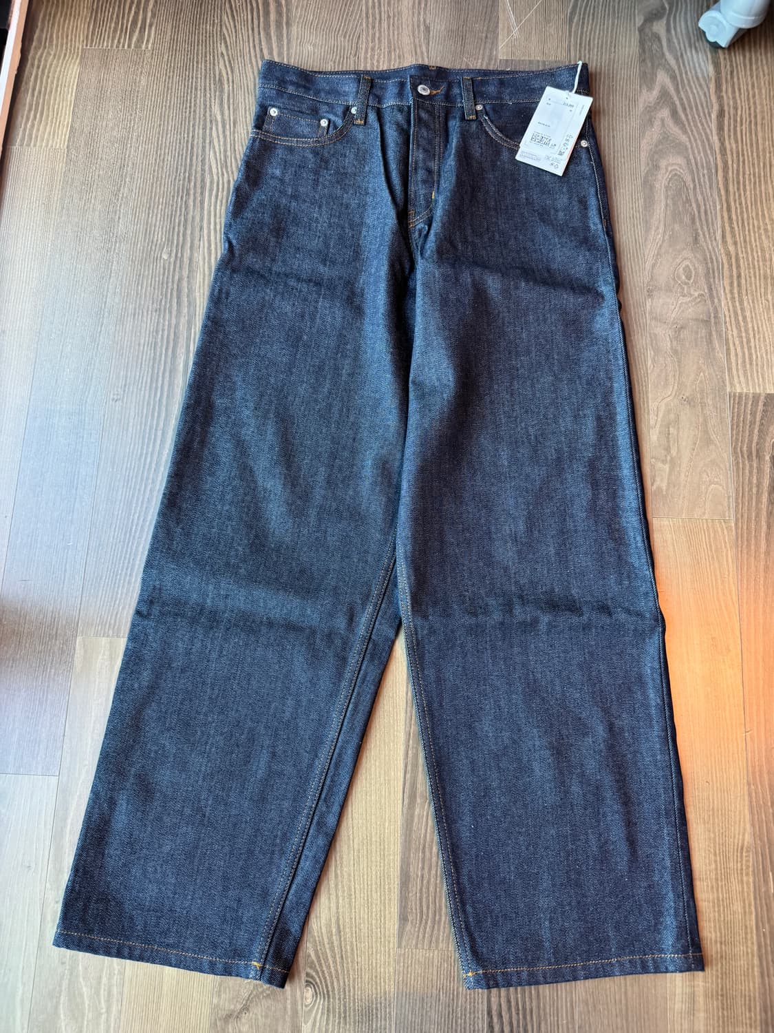 Cos rider 셀비지 와이드 레그 진 28 새제품 상품이미지4