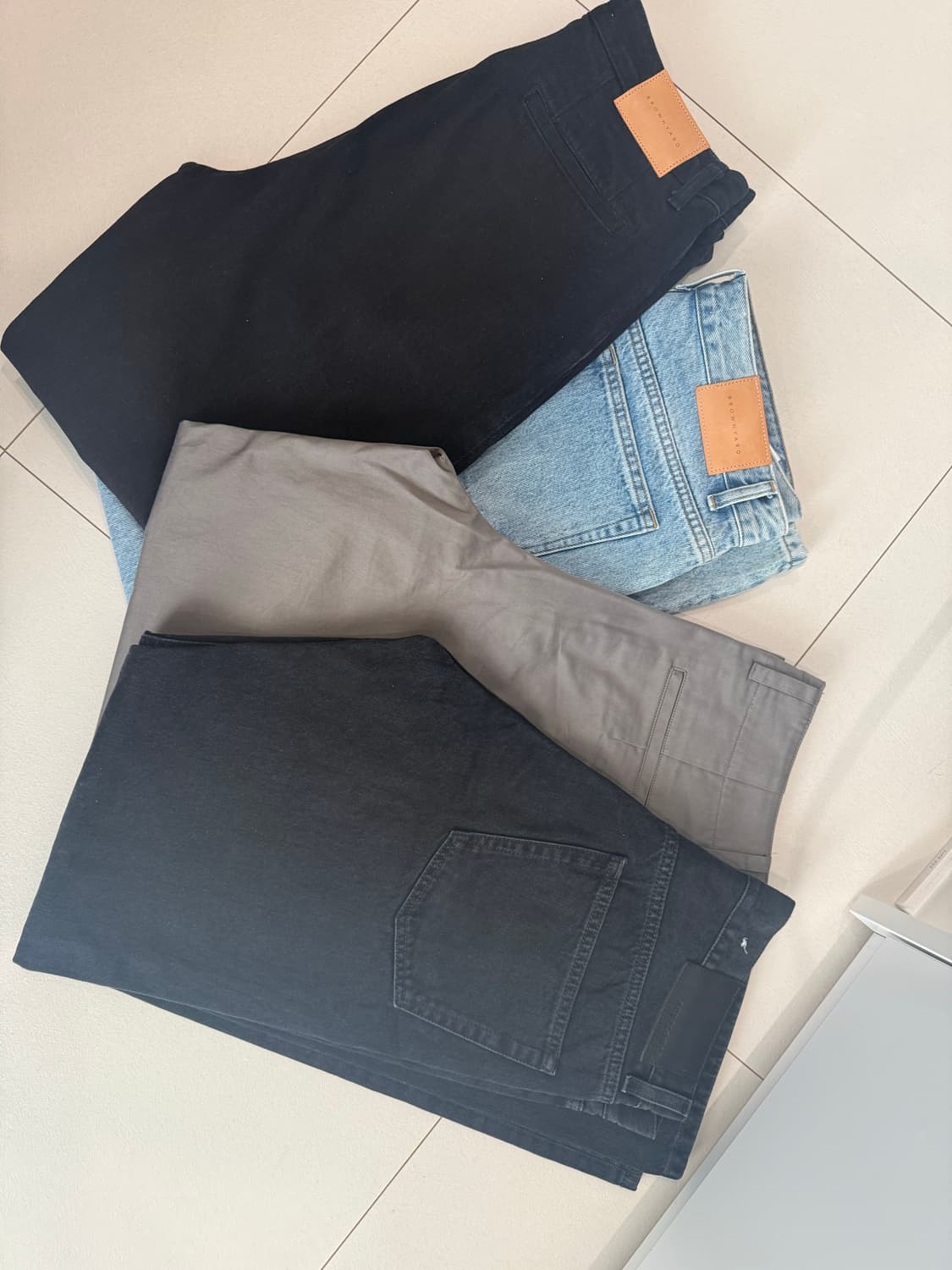 브라운야드 바지 3종 블프세일 상품이미지1