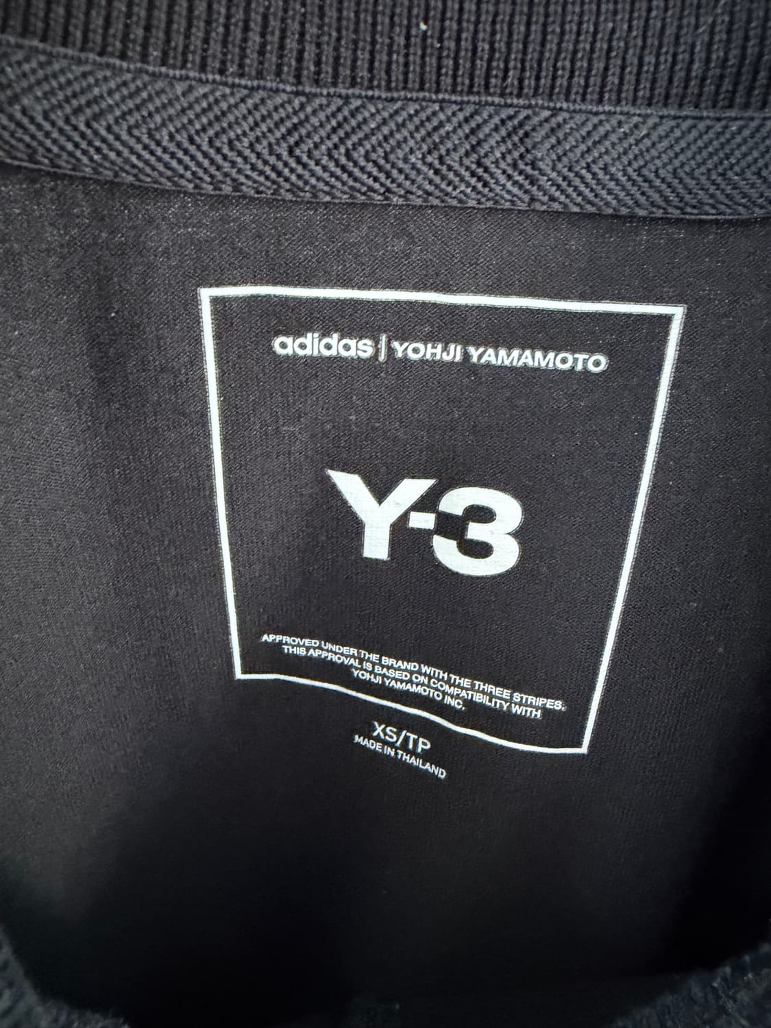 y3 요지야마모토 롱슬리브 긴팔티셔츠 y3롱슬리브 풋볼티셔츠 상품이미지3