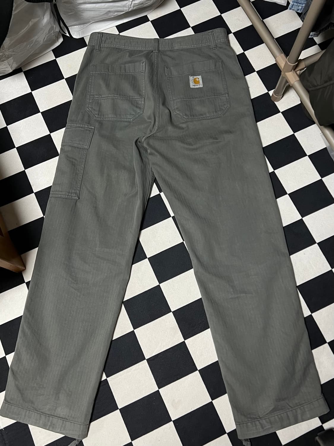 [32] 칼하트 WIP charter 카고 팬츠 카키 상품이미지3