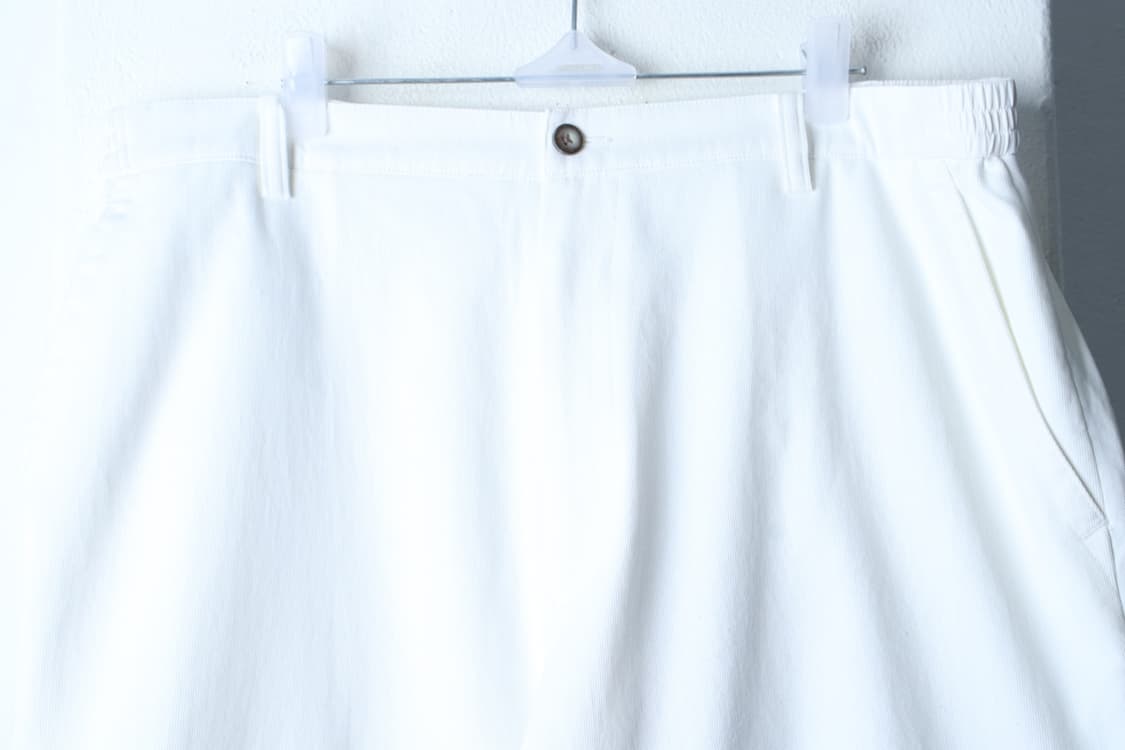 (XL-2XL) 먼싱웨어 반바지 팬츠 골프 밴딩 화이트-P1P10350 상품이미지3
