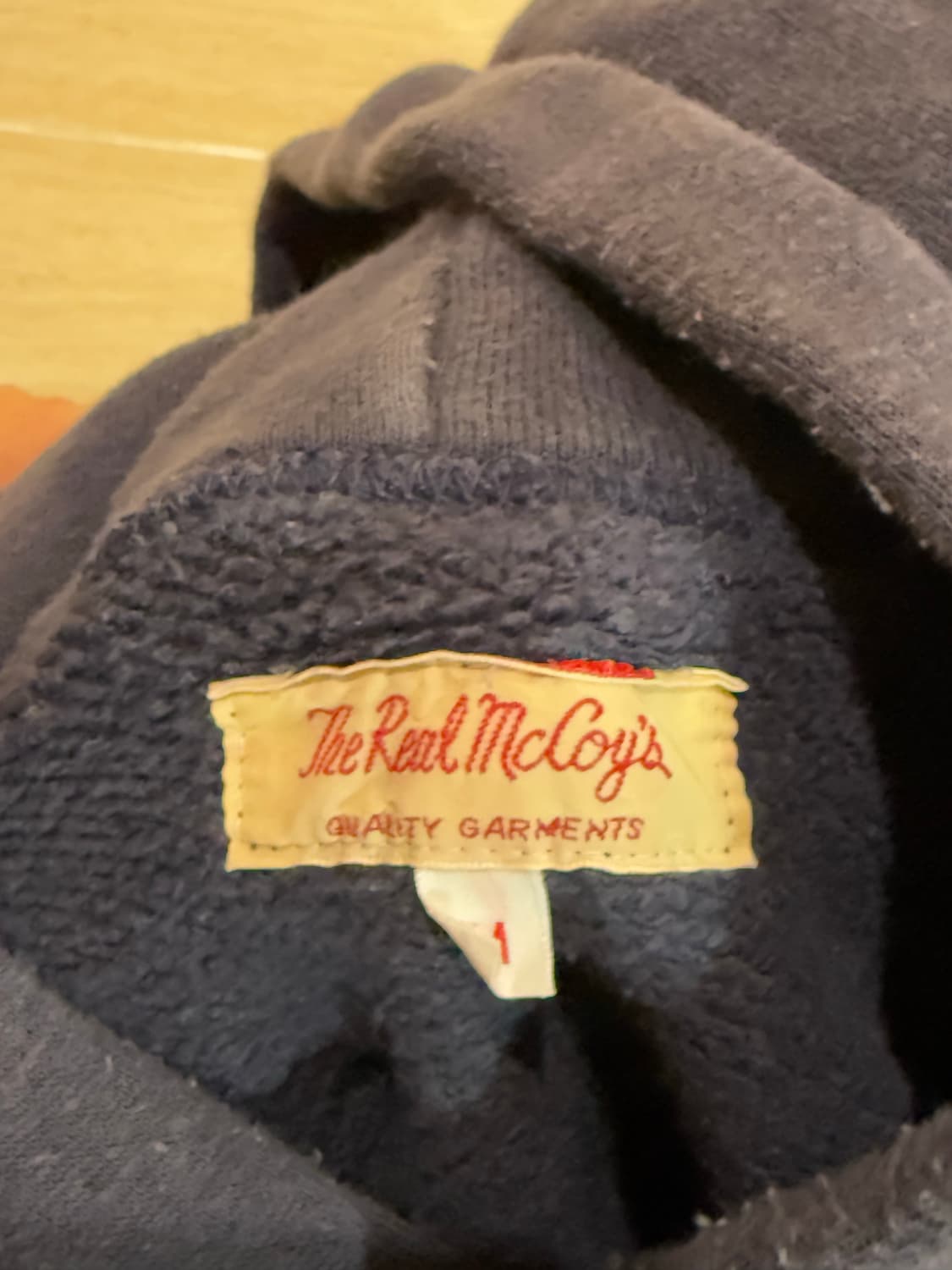 더 리얼 맥코이 페이디드 헤비 후드티 상품이미지3