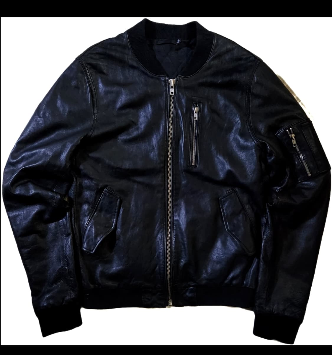 BLK DNM 레더 블루종 MA1/생로랑/쿠어/토니웩/해칭룸/올세인츠 상품이미지2