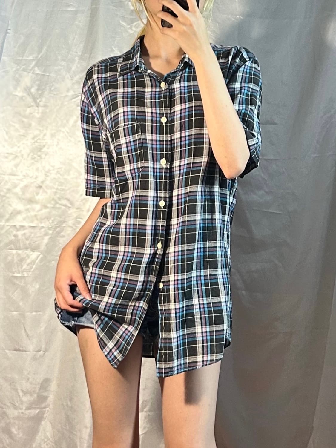 check half shirts 상품이미지1