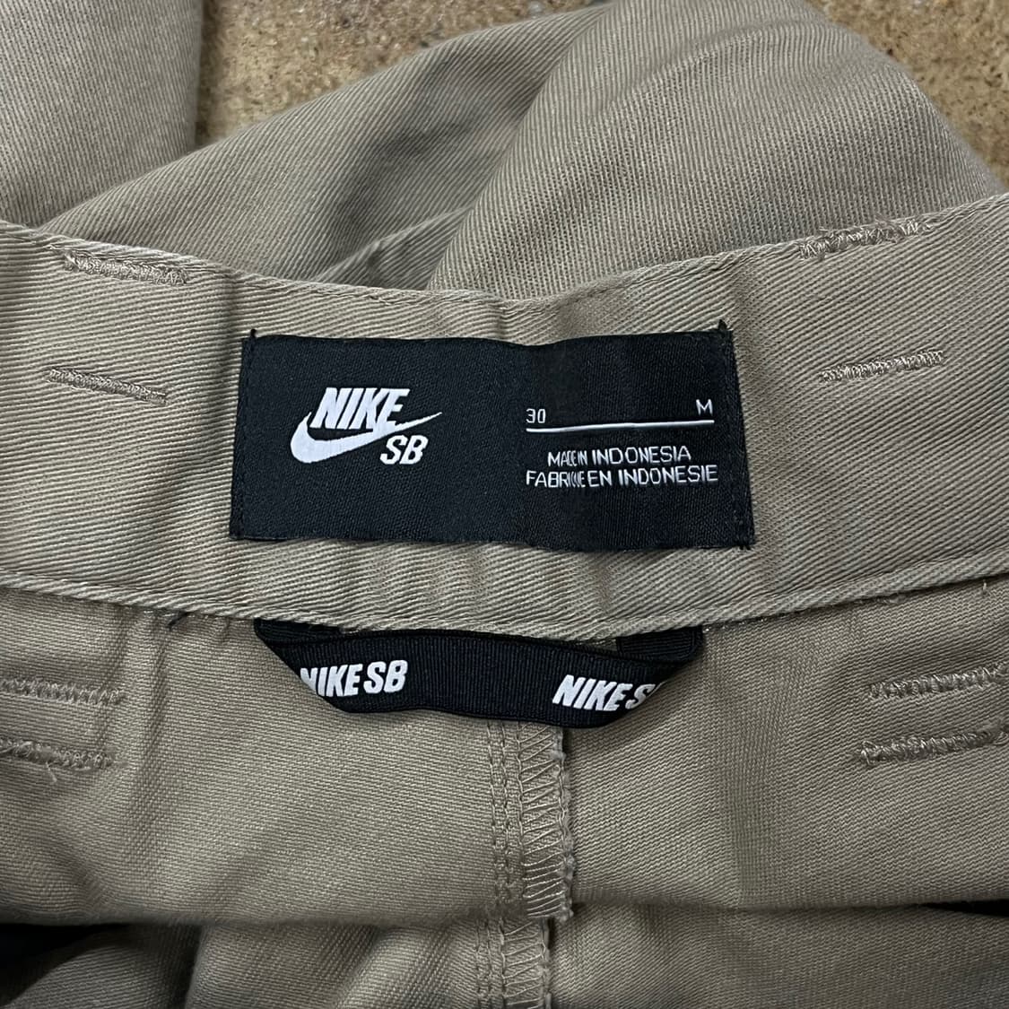 [정품/M] 나이키 SB 베이지색 면바지 b15 상품이미지4