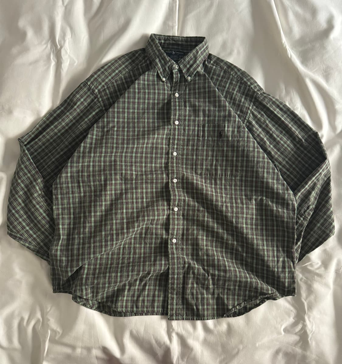 [XL] 폴로 랄프로렌 빅셔츠 체크 셔츠 상품이미지1