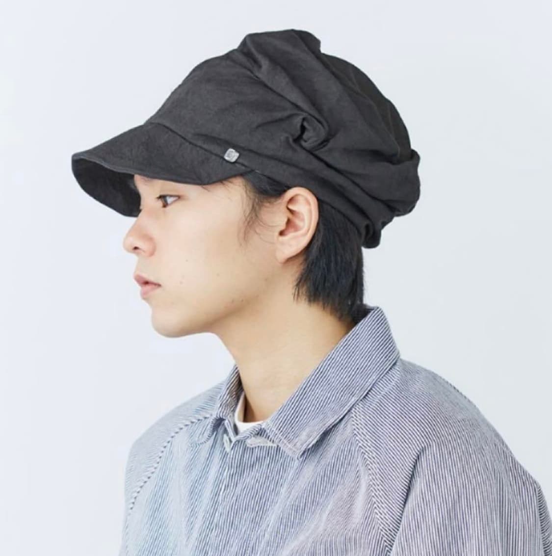 Ca4la 카시라 와이어 변형 워크캡 블랙 상품이미지2