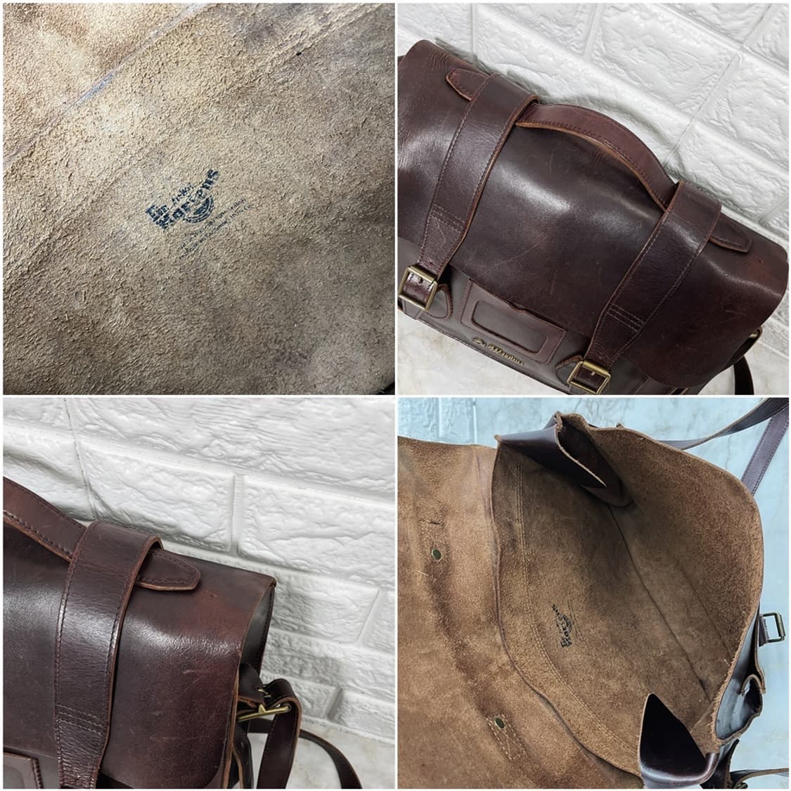 닥터마틴 15인치 가죽 사첼백 상품이미지5