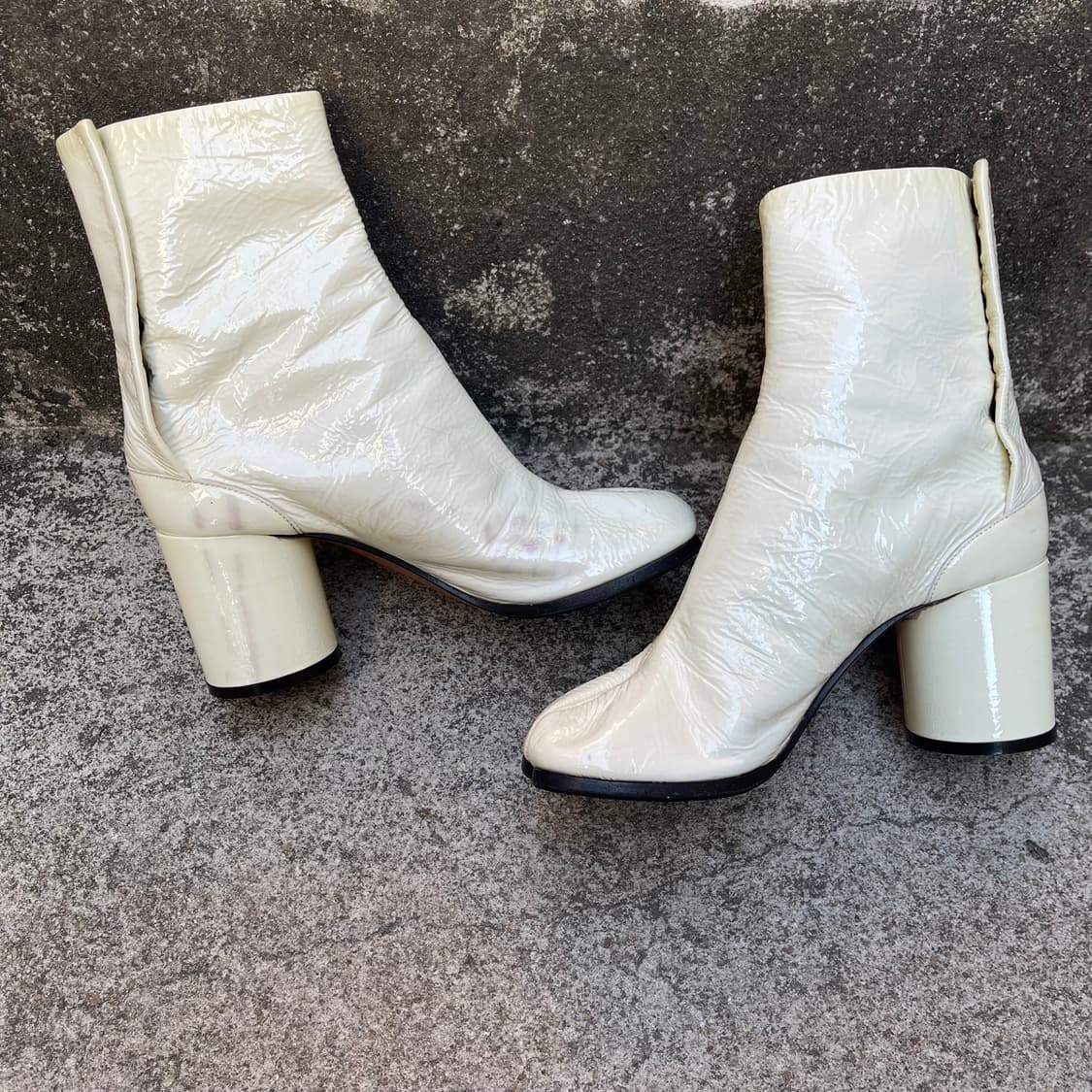 [36] Maison Margiela Patent Leather 타비부츠 상품이미지4