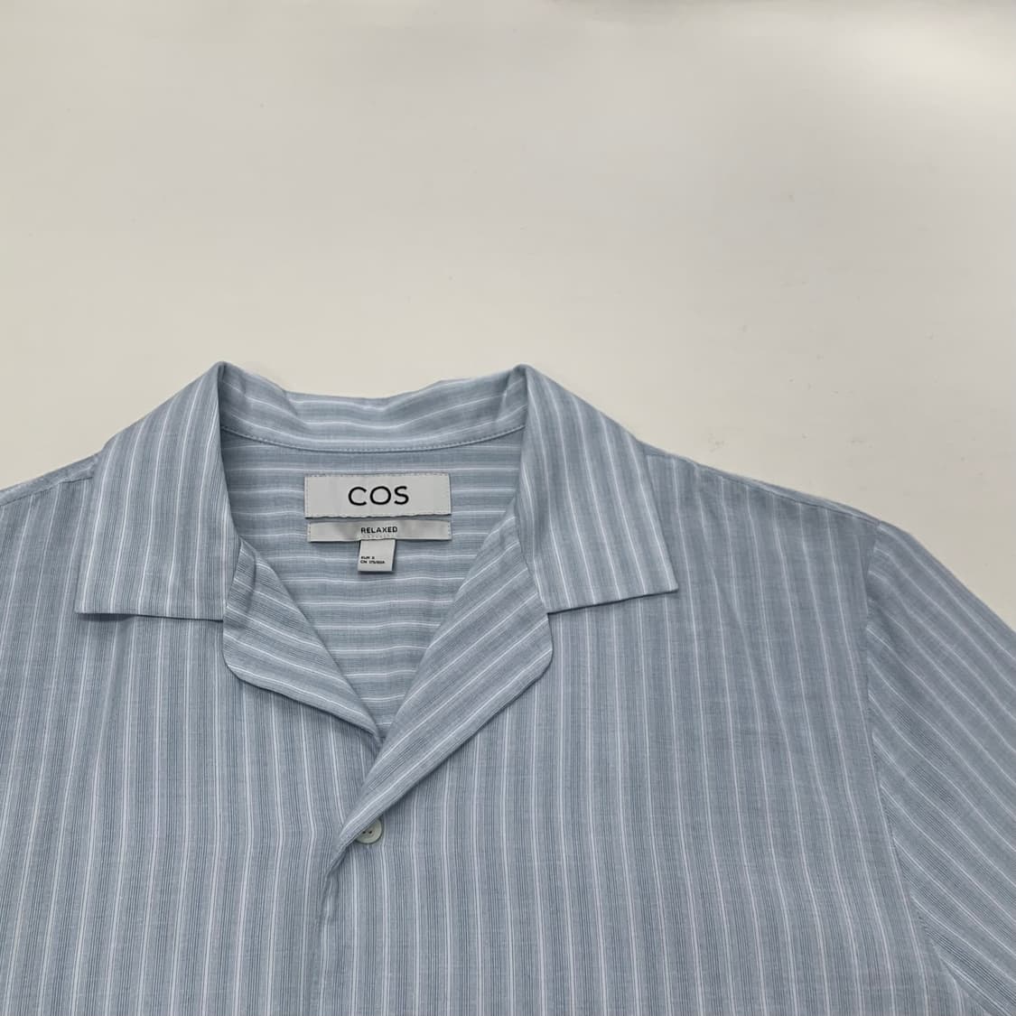 COS 코스 스트라이프 반팔 셔츠 (S) 상품이미지2