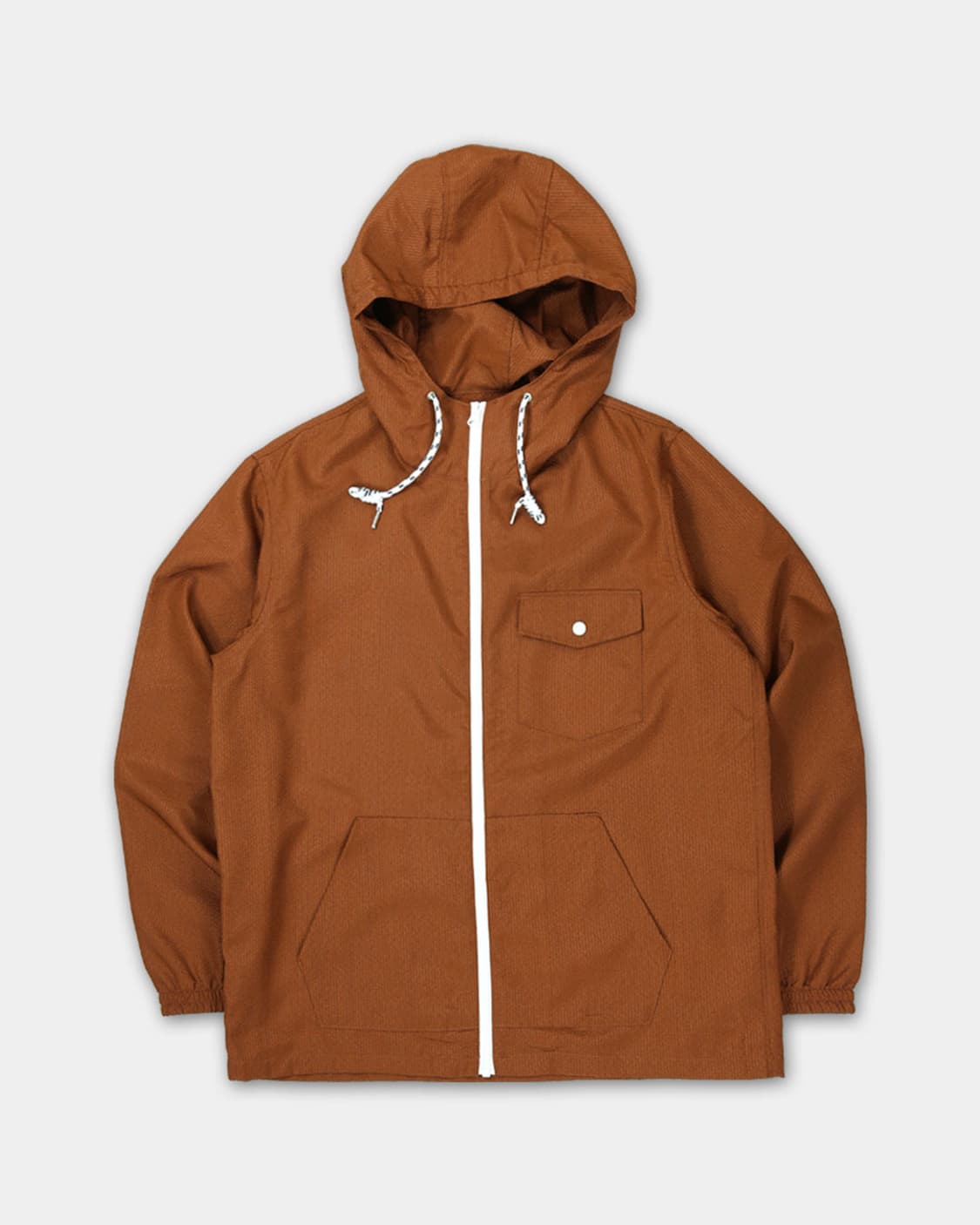 Coen Seersucker Zip Up Hoodie 상품이미지1