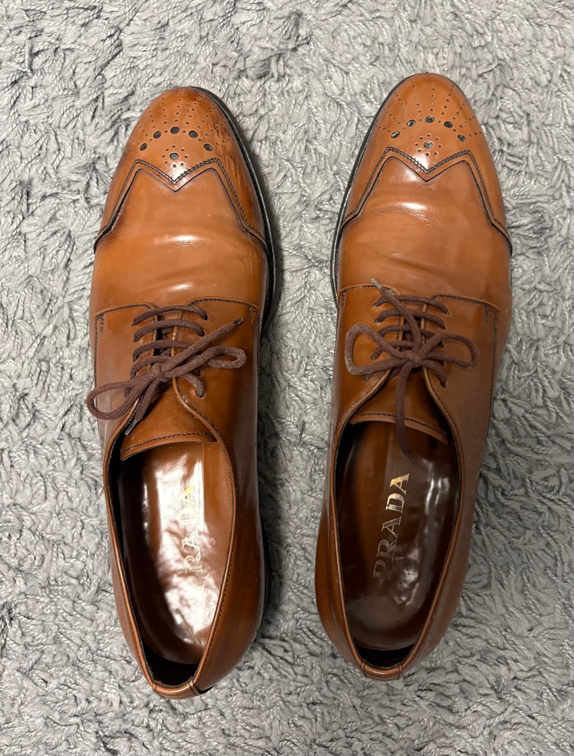 프라다 윙팁 구두 290 상품이미지1