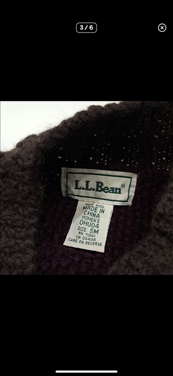 CLO7O S/M 엘엘빈 멀티 블록 크레이지 패턴 패치워크 니트 상품이미지3