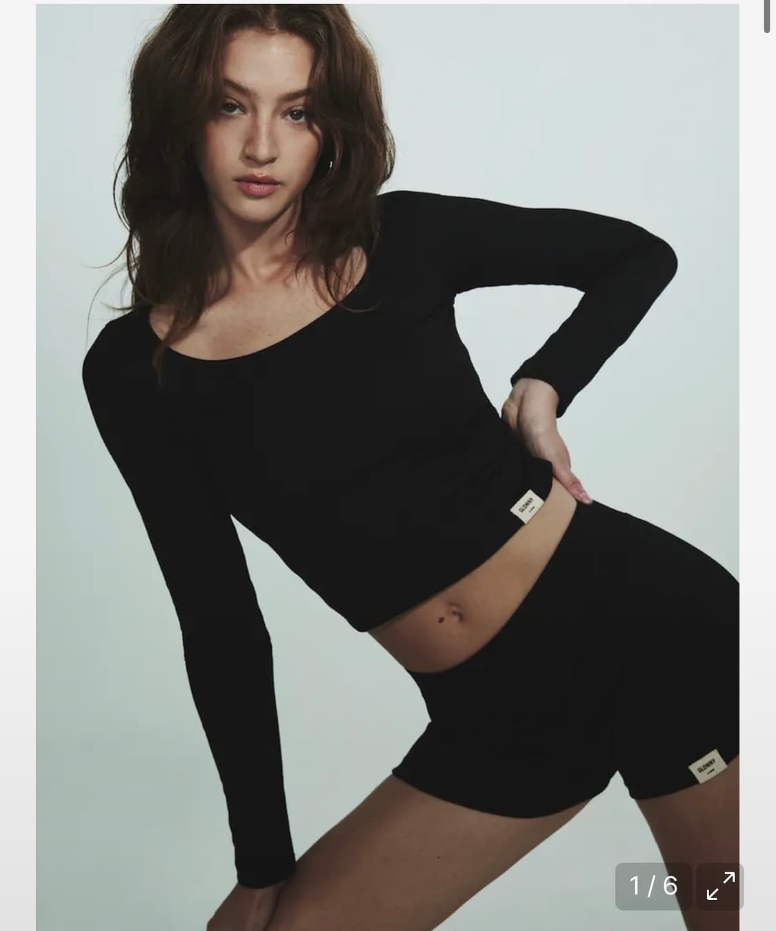 글로니 G CLASSIC RIB SCOOP LONG SLEEVE 상품이미지1