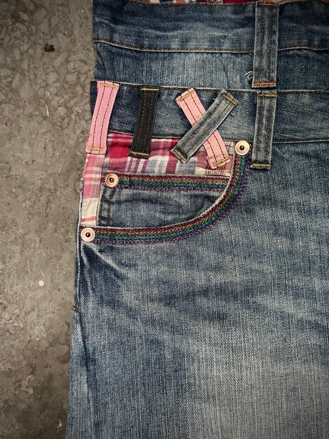 Double Belt Denim Shorts 상품이미지4