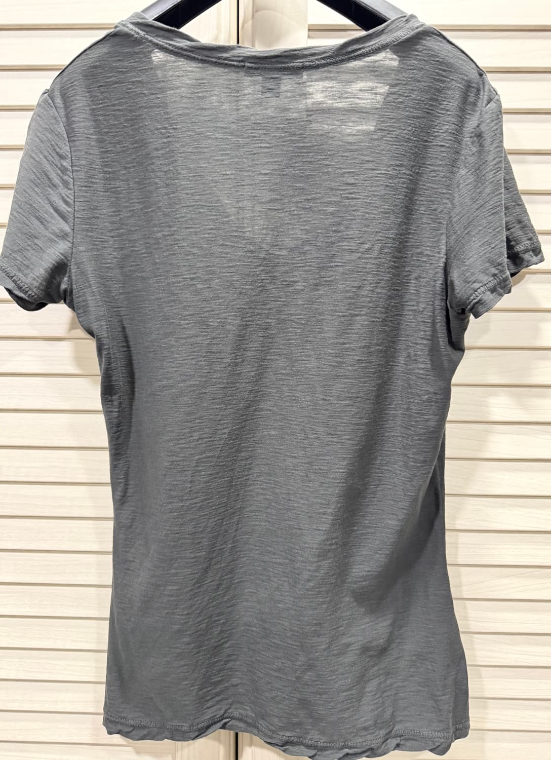 제임스 펄스 여성 브이넥 반팔티 카키색 상품이미지4