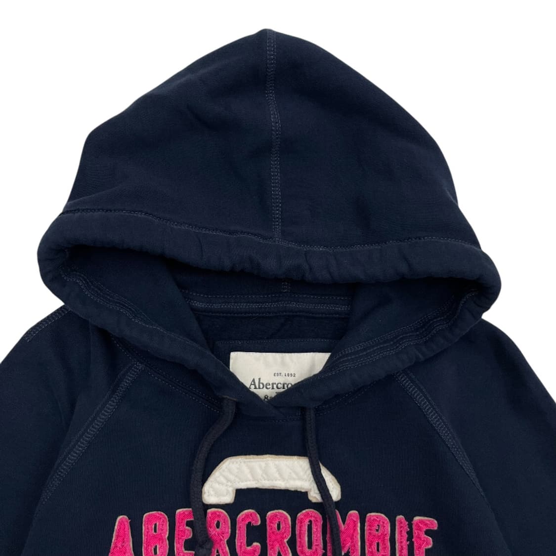 아베크롬비 핑크패치 네이비 후드 M 상품이미지4
