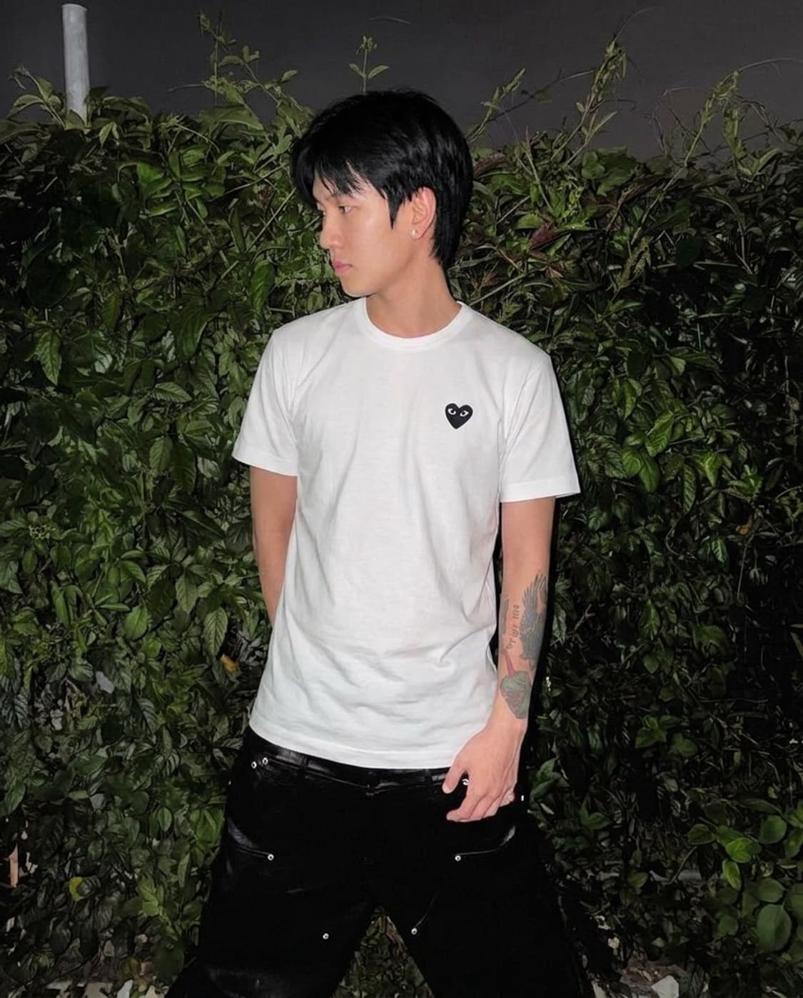 꼼데가르송 플레이 블랙 하트반팔티셔츠 상품이미지1
