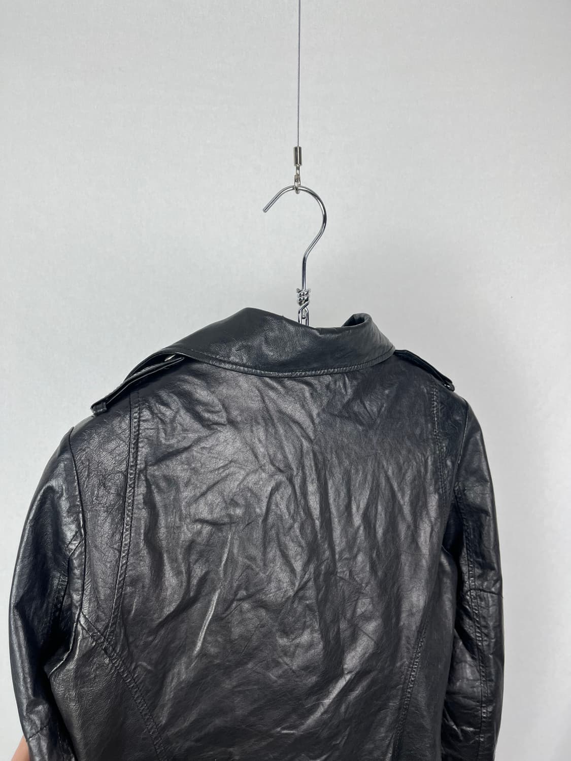 Vintage 램스킨 라이더 레더 자켓  상품이미지5