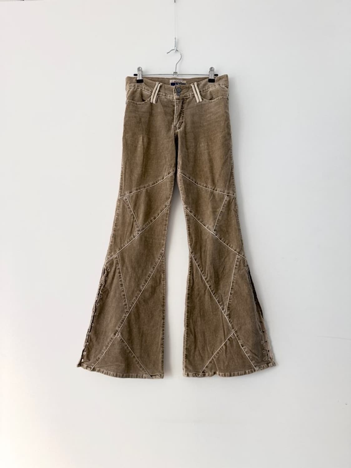 Side punching slit corduroy pants  상품이미지1
