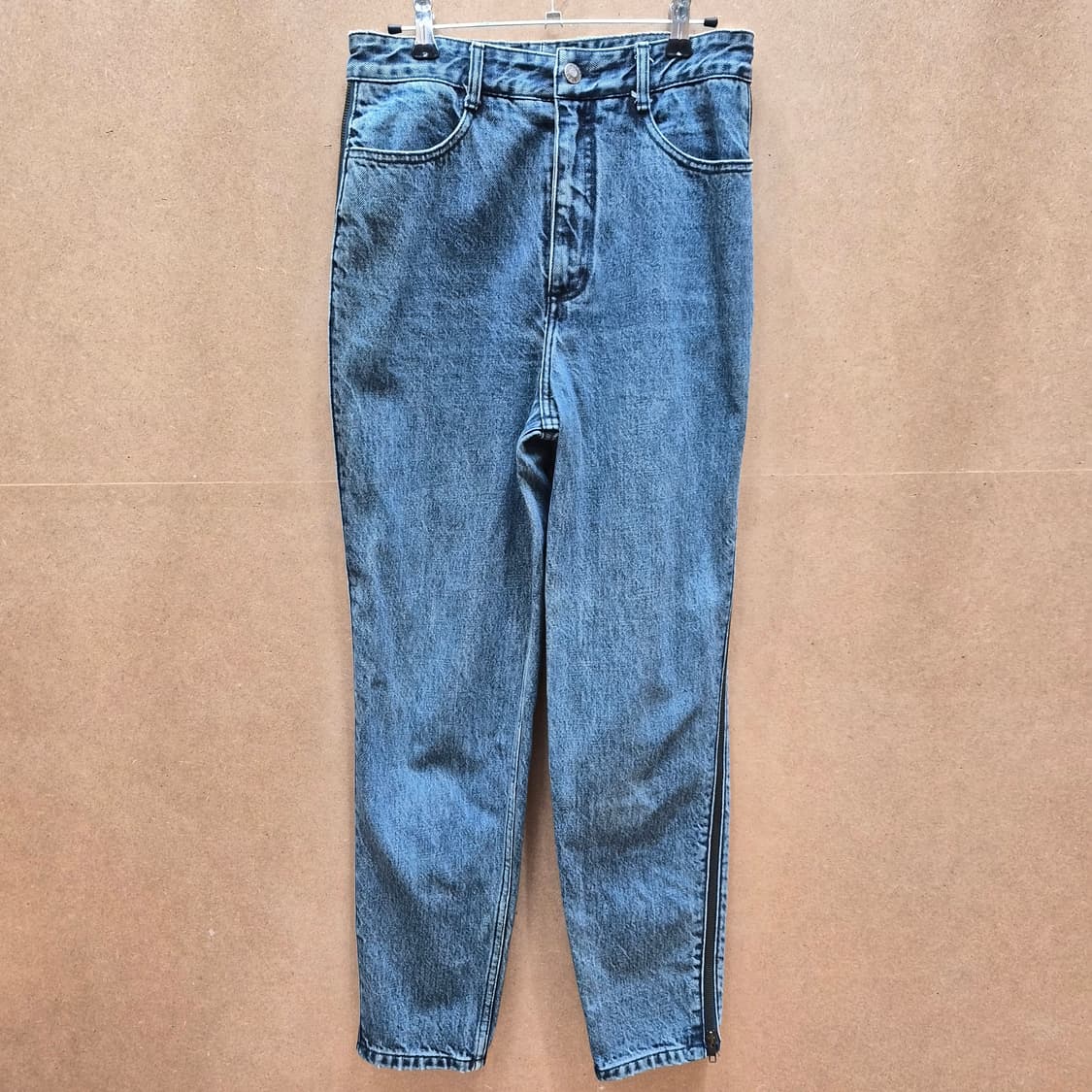 (희귀) 90s 빈티지 게스 사이드 지퍼 데님팬츠 상품이미지1